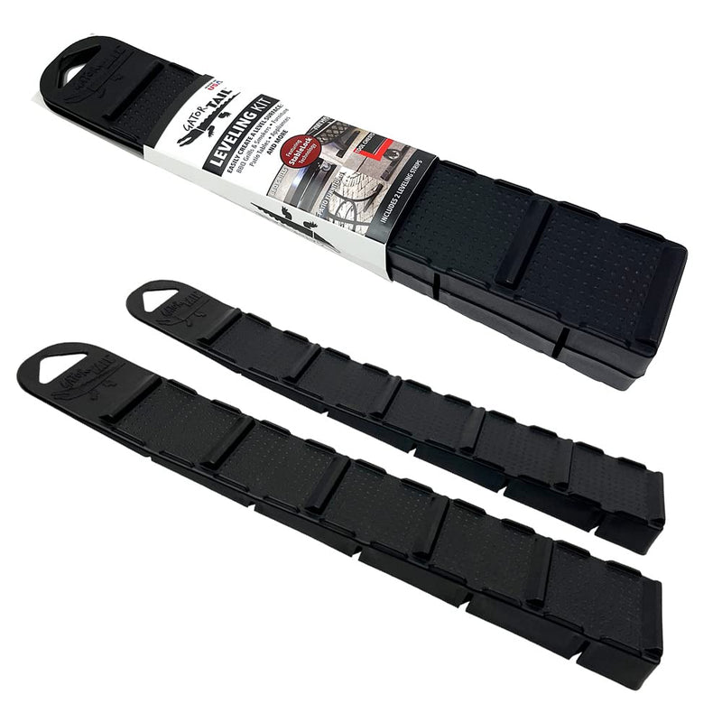 BBQ Butler Gator Tail - Leveling Shims for Grill - Plastic Wedges for Smokers, BBQs and Griddles - Cabinet Leveling Blocks- Hard Leveling Wedge - 2 Pack - NewNest Australia