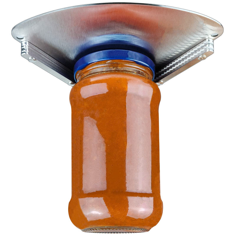 Jar Opener for Weak Hands and Seniors with Arthritis Stainless Steel Under Cabinet multi-function Jar Lid & Bottle cap Opener V Shape Single Hand Under Counter Can Opener Gripper Opens Any Size Jar - NewNest Australia