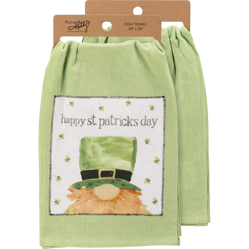 Primitives by Kathy 112650 Kitchen Towel Happy St. Patrick's Day, 28-inch - NewNest Australia