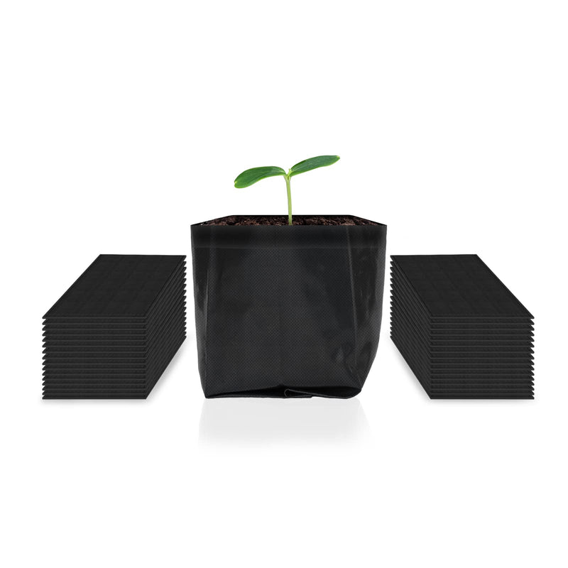 AC Infinity Nursery Bags 1/4 Gallon, Non-Woven Fabric Growing Pouches, 50-Pack Biodegradable Plant Pots for Seed Starting, Soil Transplant, Home Garden Supply - NewNest Australia