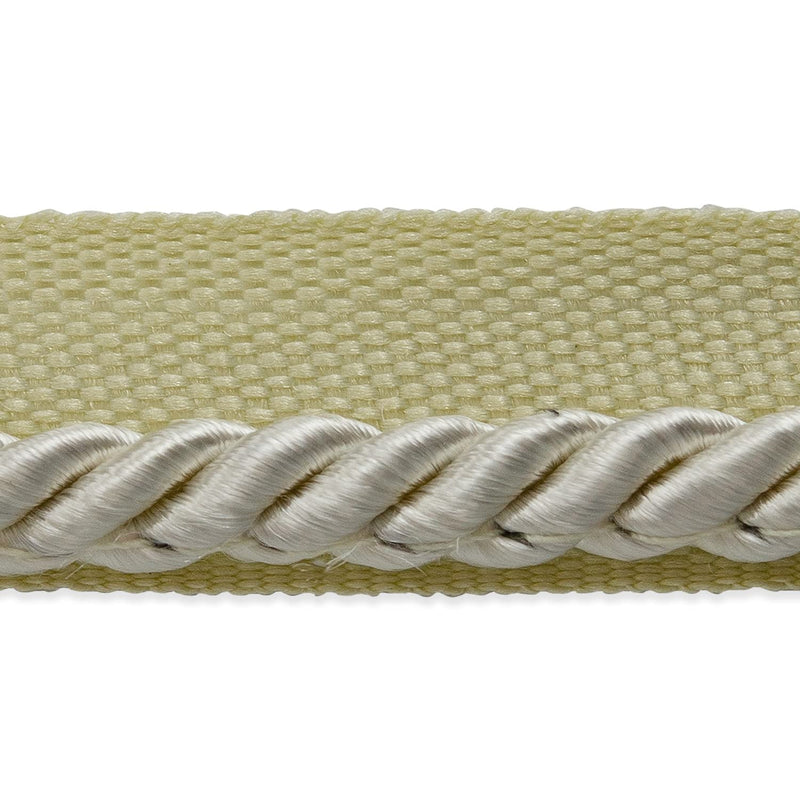 Trims by the Yard Ebony 1/8" Twisted Lip Cord Ivory | (10 Yard Cut) Trim - NewNest Australia