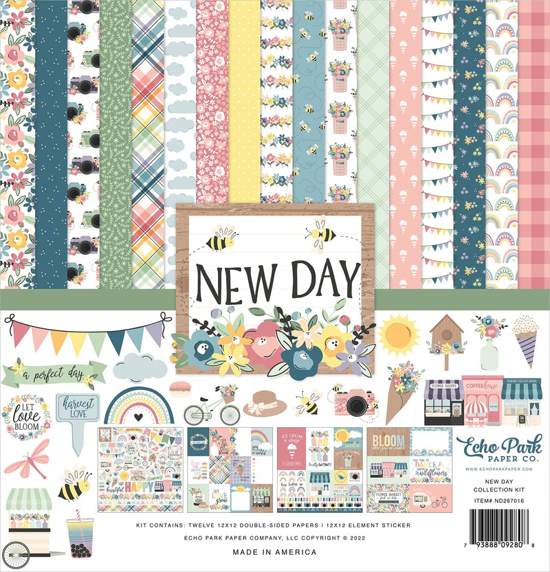 Echo Park Paper 12 x 12 Kit - New Day - NewNest Australia