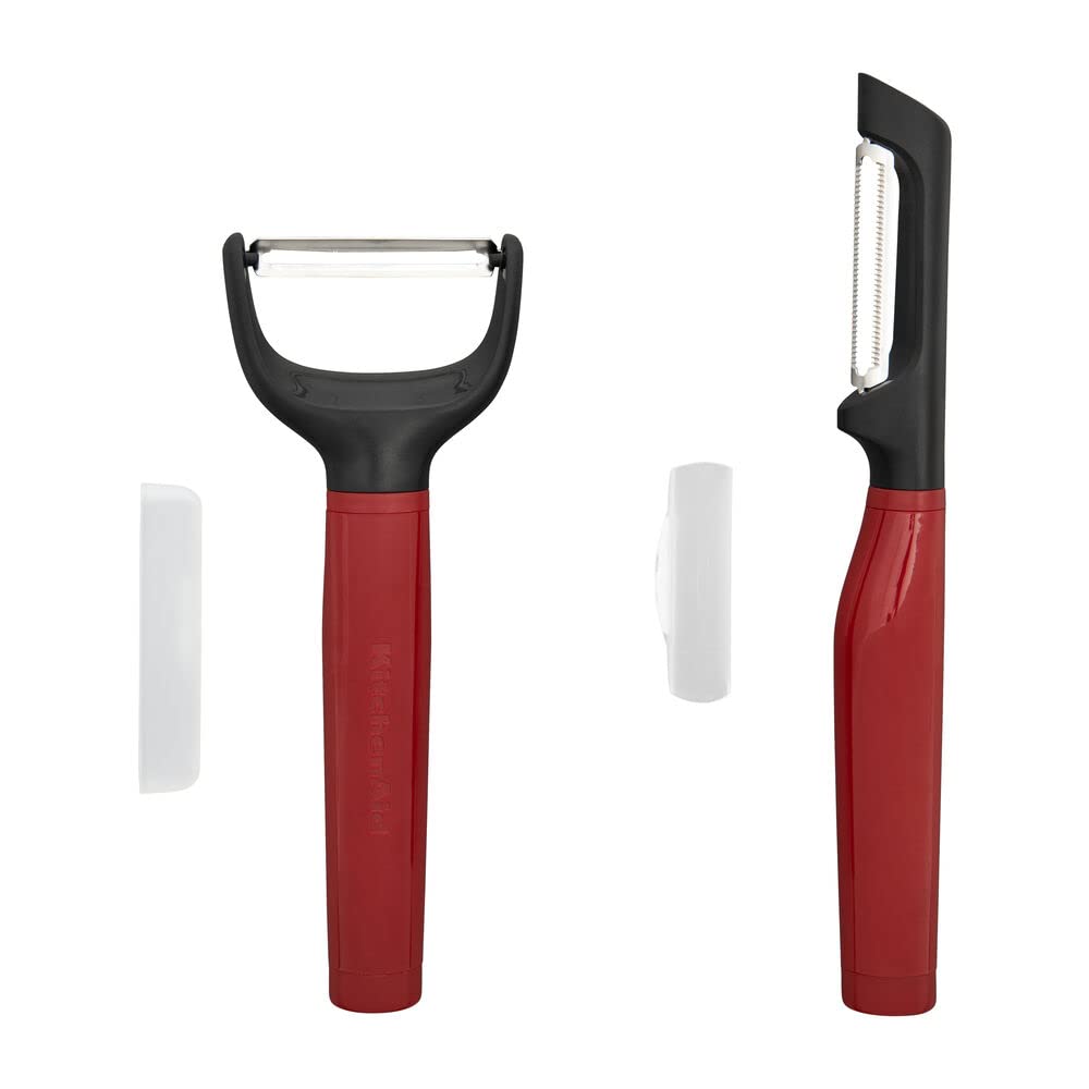 KitchenAid Universal Y and Euro Peeler Set, 2 Piece, Empire Red - NewNest Australia