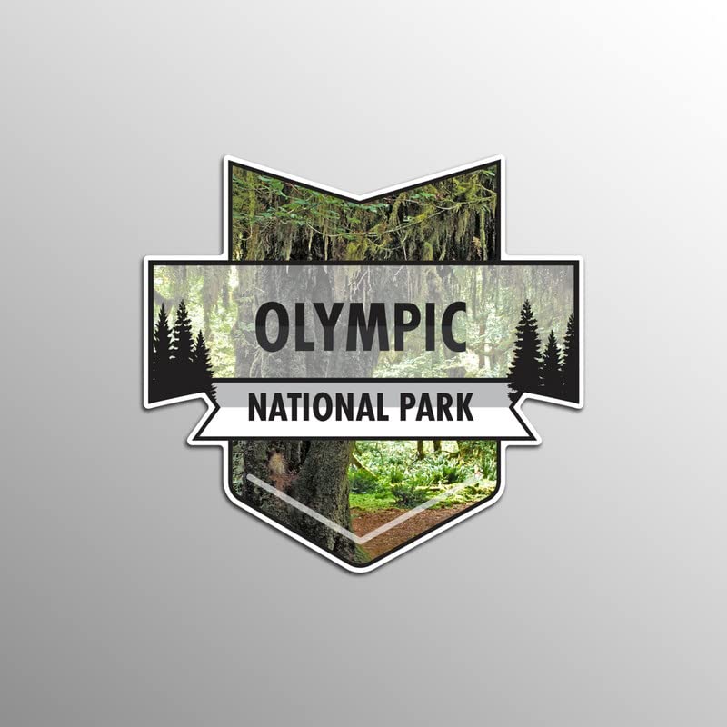 Olympic National Park Magnet | 4.7-Inch by 4.5-Inch | 2-Pack | 30 MIL Heavy Duty Magnetic Material | MPD955 - NewNest Australia