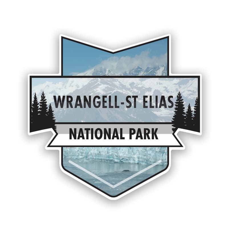 Wrangell St Elias National Park Magnet | 4.7-Inch by 4.5-Inch | 2-Pack | 30 MIL Heavy Duty Magnetic Material | MPD967 - NewNest Australia