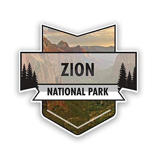 Zion National Park Magnet | 4.7-Inch by 4.5-Inch | 2-Pack | 30 MIL Heavy Duty Magnetic Material | MPD970 - NewNest Australia