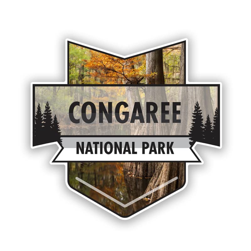 Congaree National Park Magnet | 4.7-Inch by 4.5-Inch | 2-Pack | 30 MIL Heavy Duty Magnetic Material | MPD923 - NewNest Australia