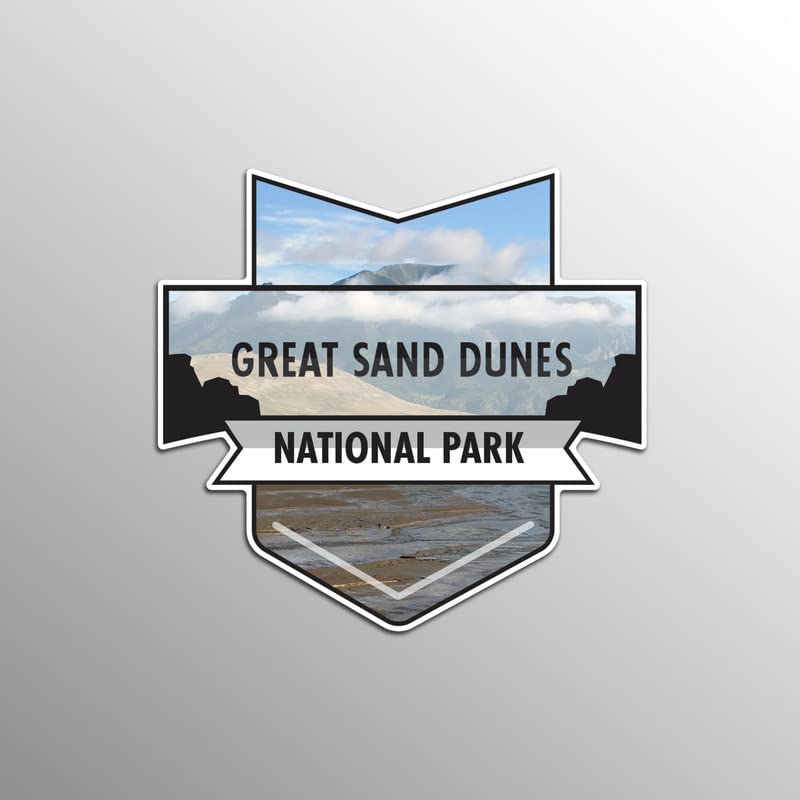 Great Sand Dunes National Park Magnet | 4.7-Inch by 4.5-Inch | 2-Pack | 30 MIL Heavy Duty Magnetic Material | MPD937 - NewNest Australia