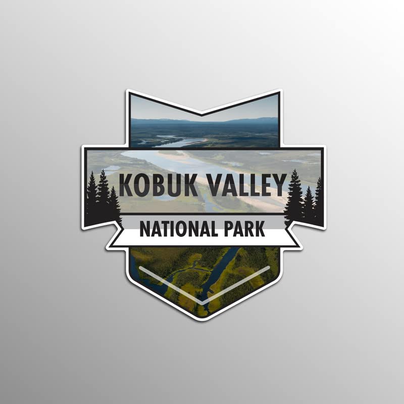 Kobuk Valley National Park Magnet | 4.7-Inch by 4.5-Inch | 2-Pack | 30 MIL Heavy Duty Magnetic Material | MPD948 - NewNest Australia