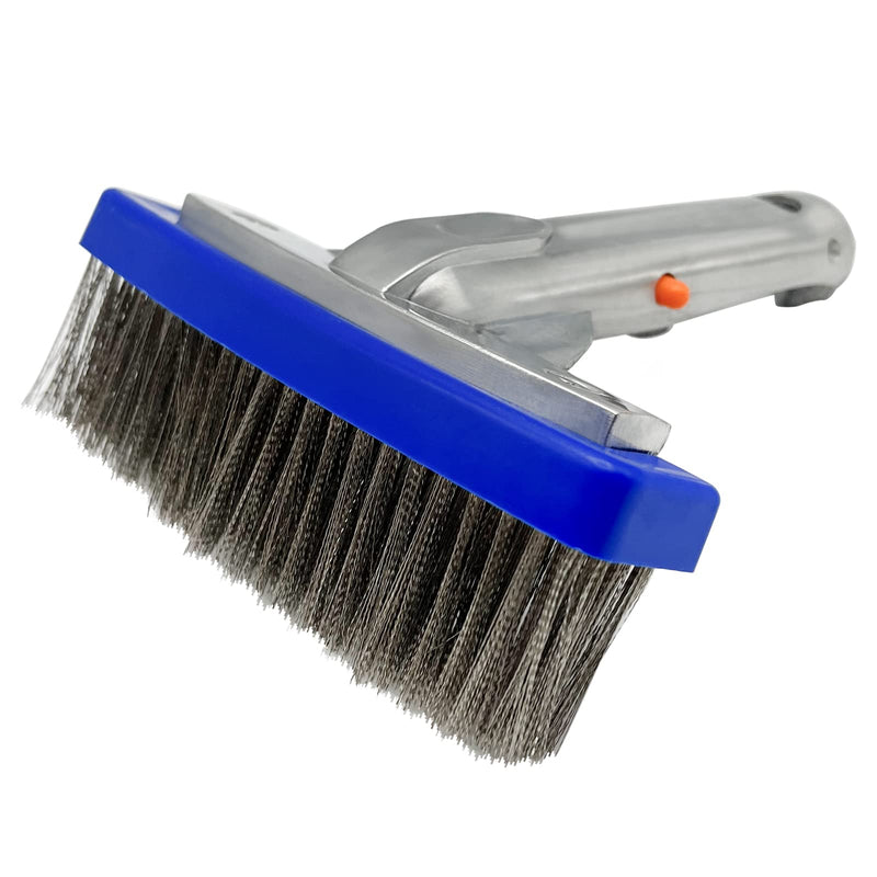 Poolzilla Small Hard Bristle Brush for Gunite and Concrete Pools, Not for Vinyl Use, Clean Walls and Tiles - NewNest Australia