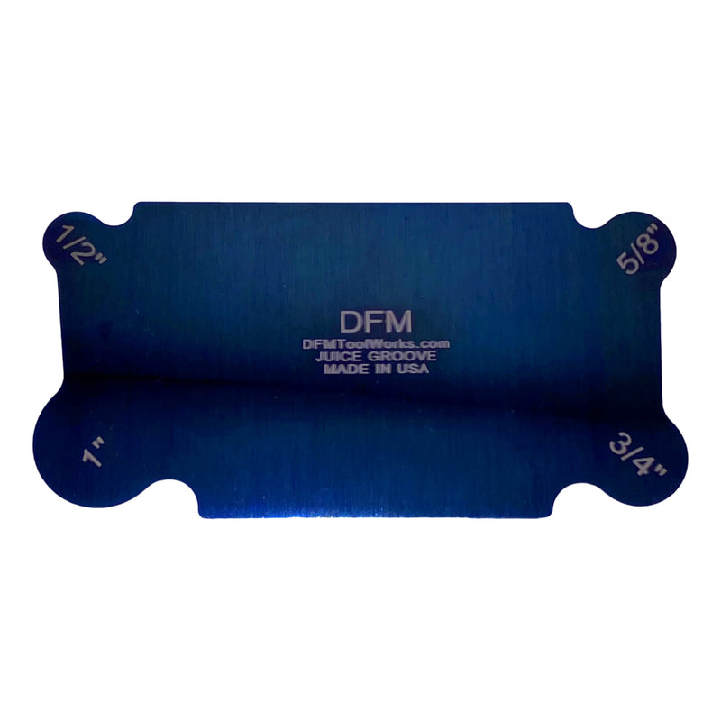 DFM Blue Curved Cabinet Scraper Cards MADE IN USA (Juice Groove QTY 1) - NewNest Australia