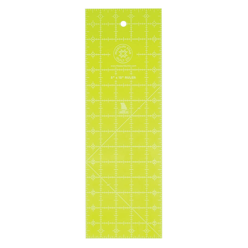 Acrylic Quilting Ruler, 5” x 15” | Large Ruler for Sewing, Measuring and Cutting Quilt Fabric | Straight Edge Tool for Layer Cakes, Charm Pack Quilts, and DIY Craft Projects - NewNest Australia