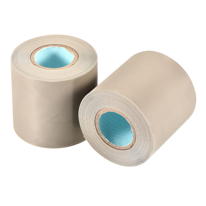 MECCANIXITY Pipe Wrap Tapes Non-Adhesive 6cmx13m Protective Waterproof Tube Protector for Air Conditioner HVAC Pipes, PVC Grey Pack of 2 - NewNest Australia