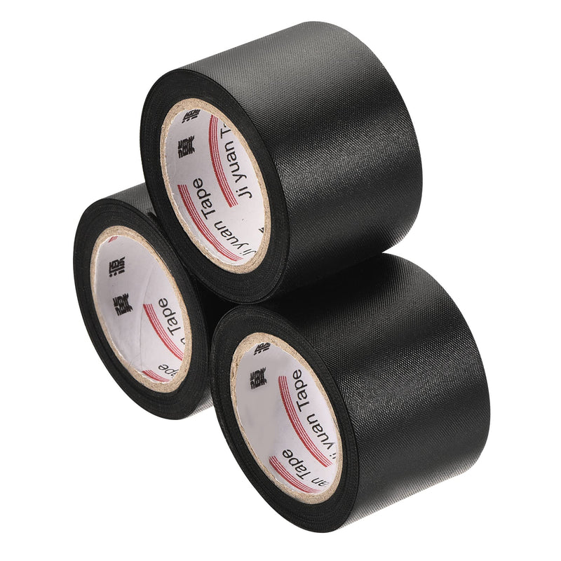MECCANIXITY Pipe Wrap Tapes Non-Adhesive 4cmx12m Protective Waterproof Tube Protector for Air Conditioner HVAC Pipes, PVC Black Pack of 6 - NewNest Australia