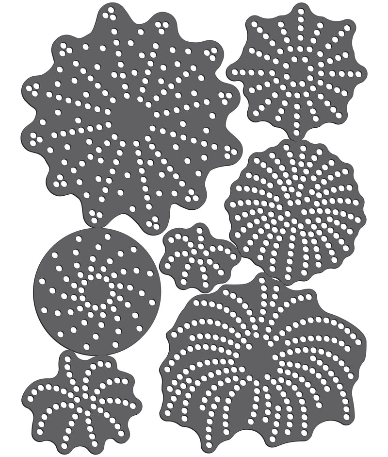 Rhinestone Genie Fireworks 1" to 5" Magnetic Rhinestone Template, Black - NewNest Australia