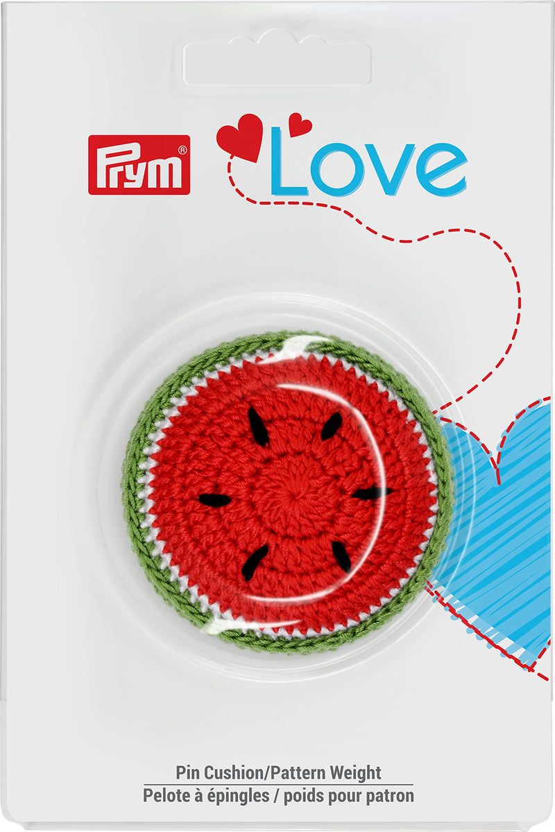 Prym Love Watermelon Pin Cushion & Pattern Weight, Red - NewNest Australia