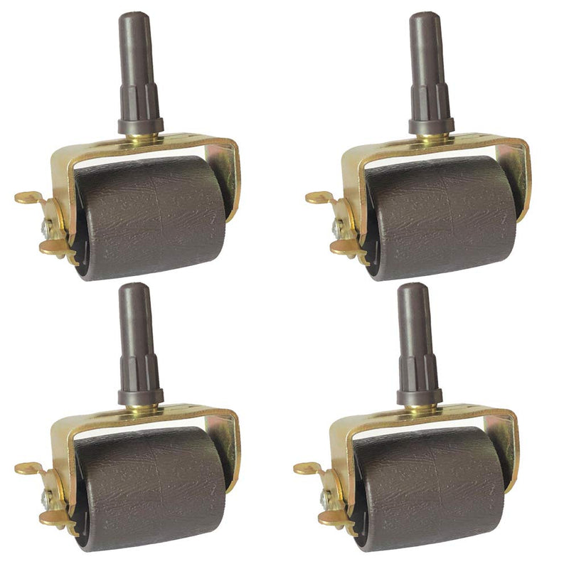 Metal Stem Heavy Duty Bed Frame Wheels Casters Rollers with Socket Sleeve Insters, Set of 4 Locking - NewNest Australia