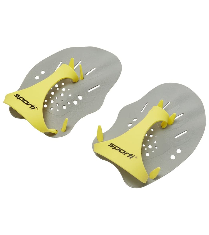 Sporti Swim Paddles Grey Medium - NewNest Australia