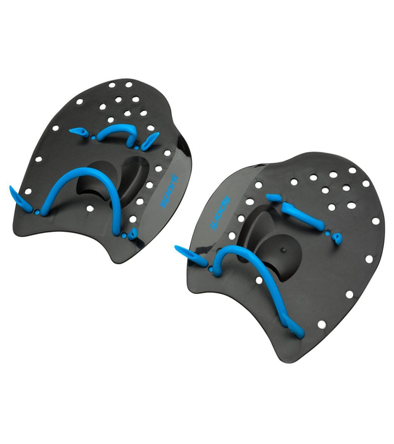 Sporti Power Swim Paddles Black Large - NewNest Australia