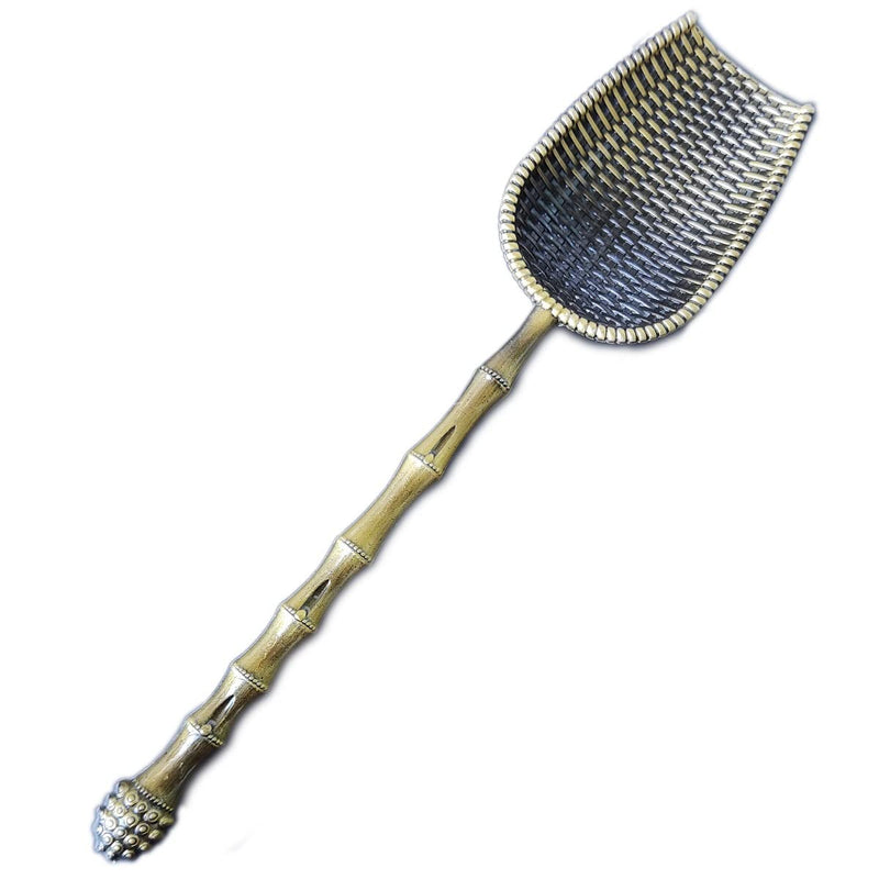 Xusmyzm Spoon Coffee Scoop Long Handle Tea Spoon 6.5 Inches Metal Vintage Art - NewNest Australia