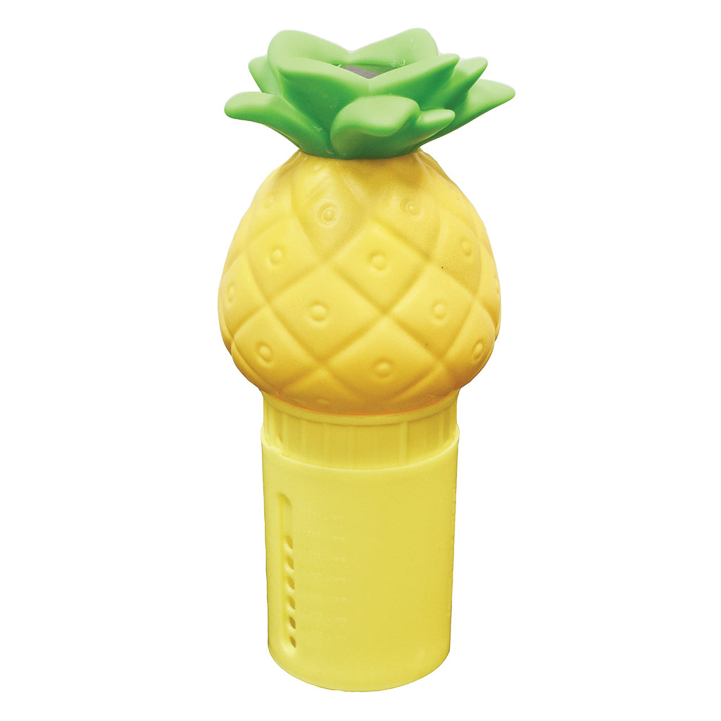 Solar Light-Up Pineapple Mid-Size Chlorinator Pool Chlorine Dispenser - NewNest Australia