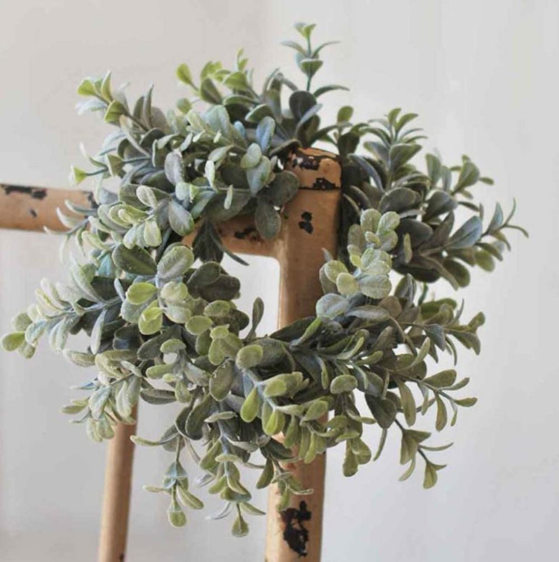 Pebble Eucalyptus Candle Ring ((2) Pebble Eucalyptus (No Glitter)) (2) Pebble Eucalyptus (No Glitter) - NewNest Australia