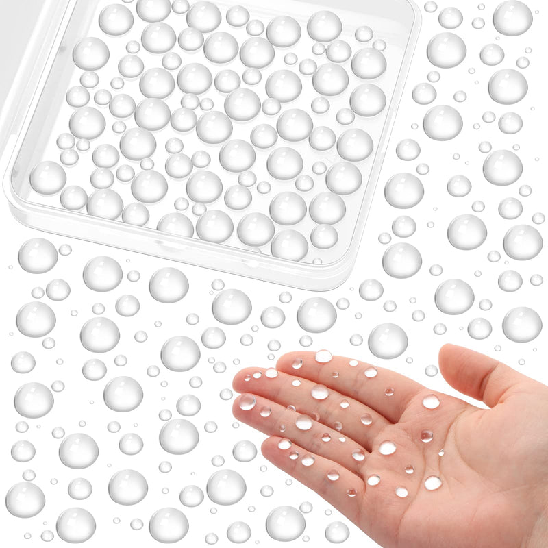 1050 Pieces Clear Water Dewdrop Embellishments, CCOZN Card Making Supplies Clear Beads Water Droplets Waterdrop Resin Beads for DIY Scrapbooking Crafts Paper Decor Phone Case Craft - NewNest Australia