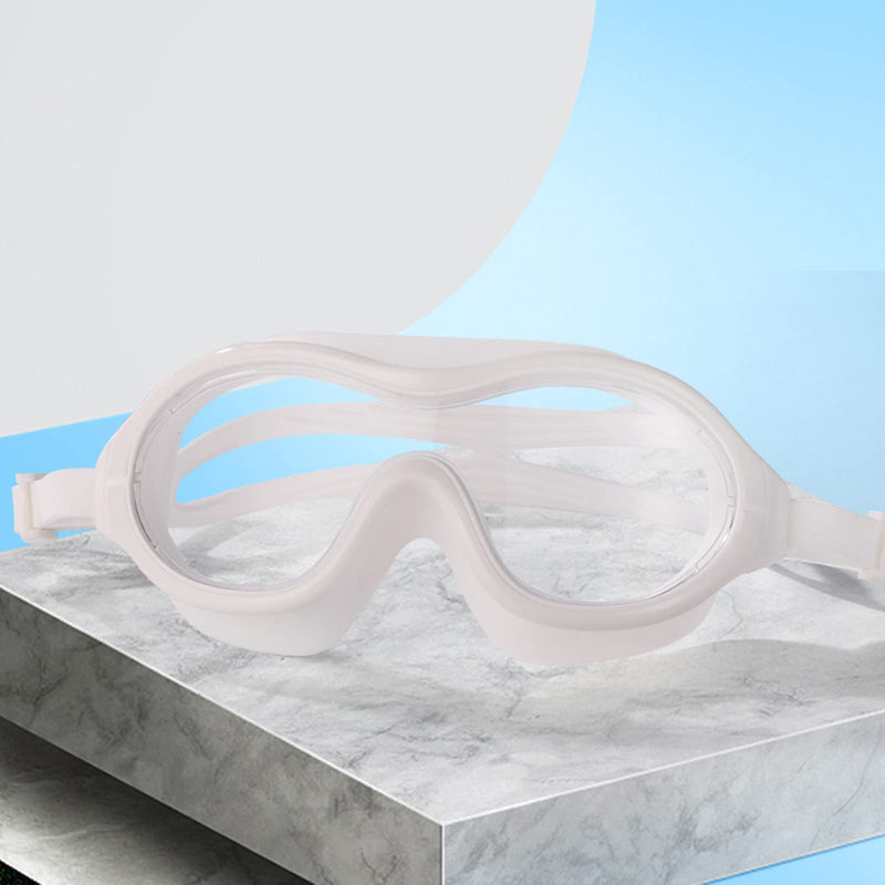 UV Waterproof Anti Fog Swimwear Eyewear Swim Diving Water Glasses Adjustable Swimming Goggles Women Men Sports Eyewear White - NewNest Australia
