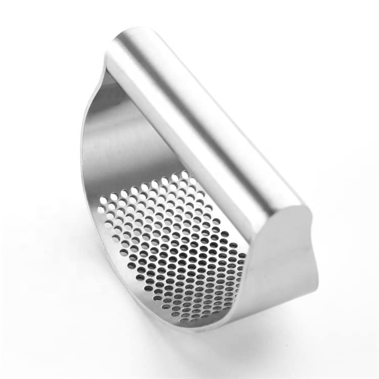 Zenturie Garlic Press Rocker Stainless Steal Garlic Crusher Mincer - NewNest Australia