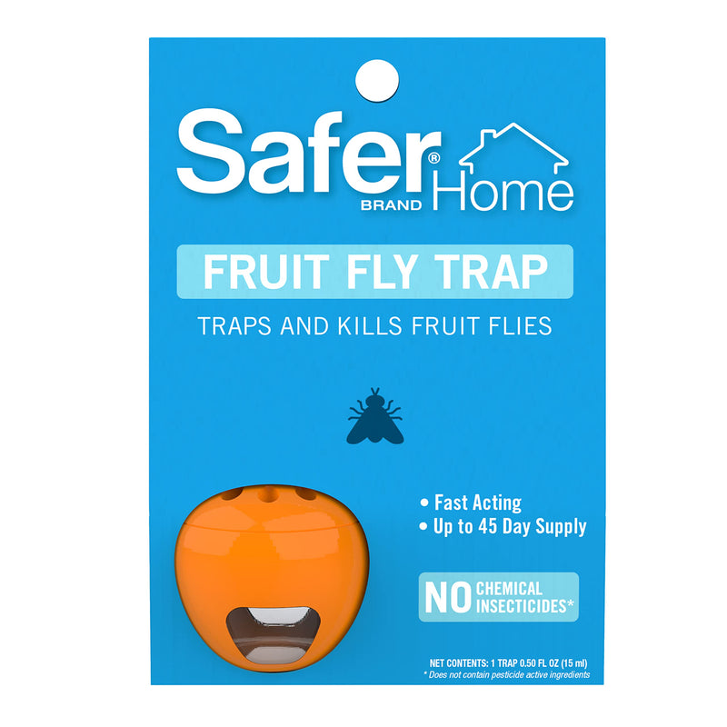 Safer Brand Safer Home SH500 Indoor Fruit Fly Trap  Ready-to-Use, Non-Staining, No Chemical Insecticides, Blue - NewNest Australia