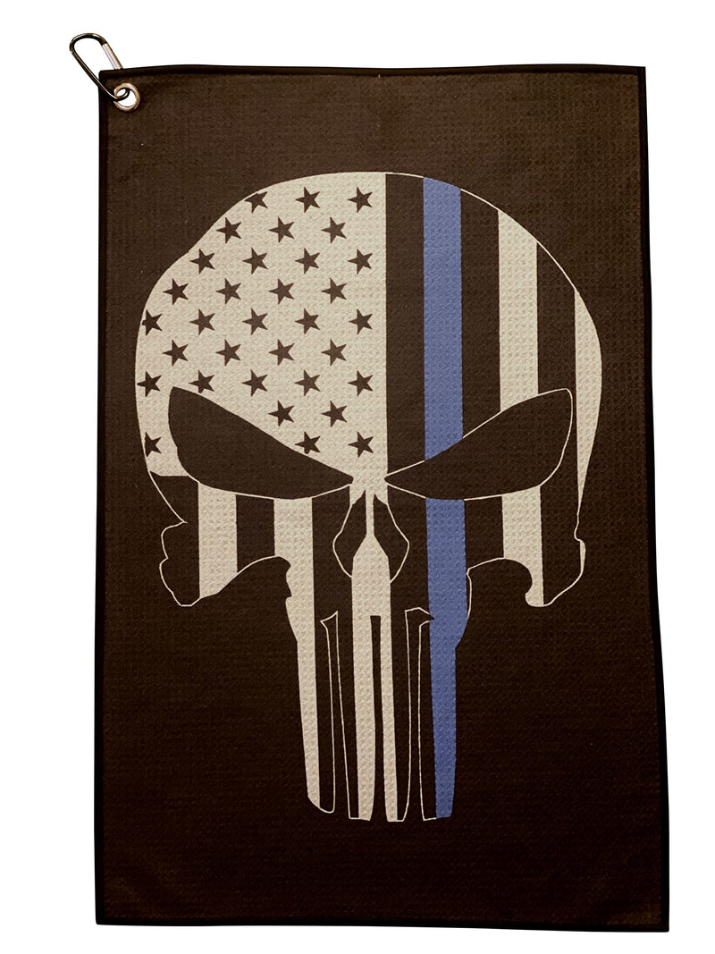 Microfiber Golf Towels - Golf Towel Gift with Bag Clip Punisher Black - NewNest Australia
