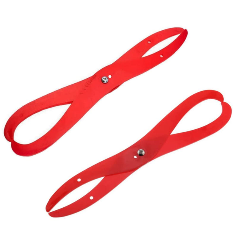 Bent Leg Caliper 6Inch Red Plastic Ceramic Measuring Clay Sculpture Shaping Pottery Tools,2Pcs - NewNest Australia