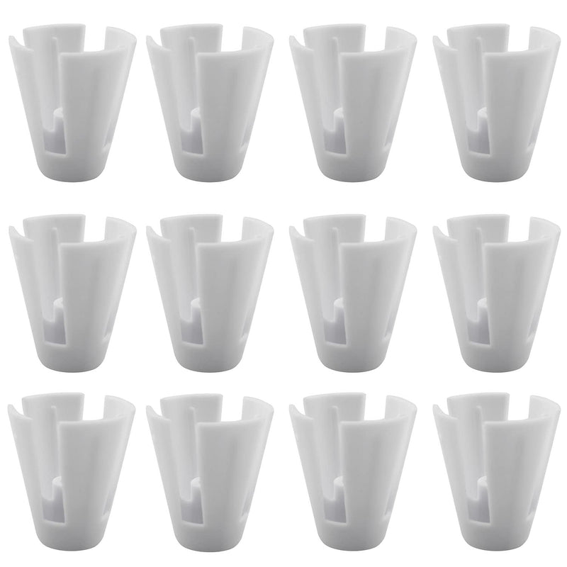 FMHXG 12pcs Plastic Coil Claw for Thread Spool Cone Holder Overlocker Serger Sewing Accessories, White - NewNest Australia