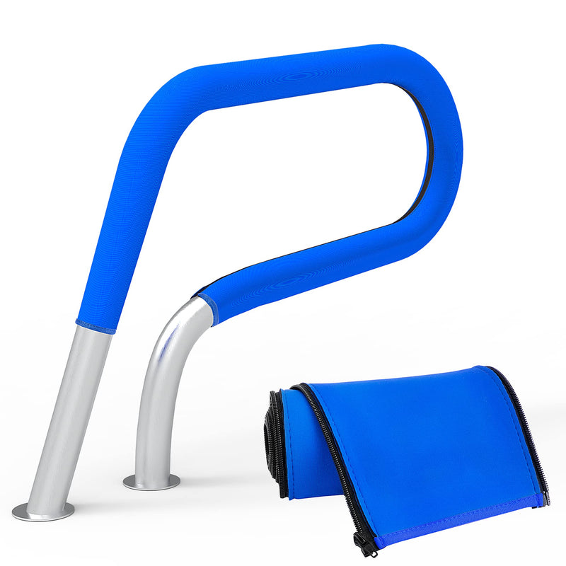 Pool Railing Covers-4 Feet Zippered Swimming Pool Handrail Covers-Neoprene Hand Grip Rail Slip Cover for Inground Swimming Pool Ladder Handles 4 Feet - NewNest Australia