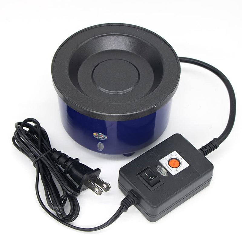 NEX&CO Glue Skillet for Crafting, Electric Hot Melt Adjustable Temperature Control Glue Pot for Glue Sticks Pellets Beads, 225-400 F, 4-1/4" Diameter, For Floral, Crafts, Batik, Wreath, Hair Extension - NewNest Australia