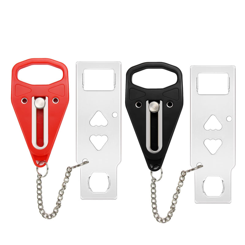 Portable Door Lock 2Pack Extra Lock for Additional Privacy and Safety in Home,Hotel and Apartment,Prevent Unauthorized Entry,Protect Family Security in Traveling,Home,Bedroom,Hotel,Apartment,AirBNB - NewNest Australia