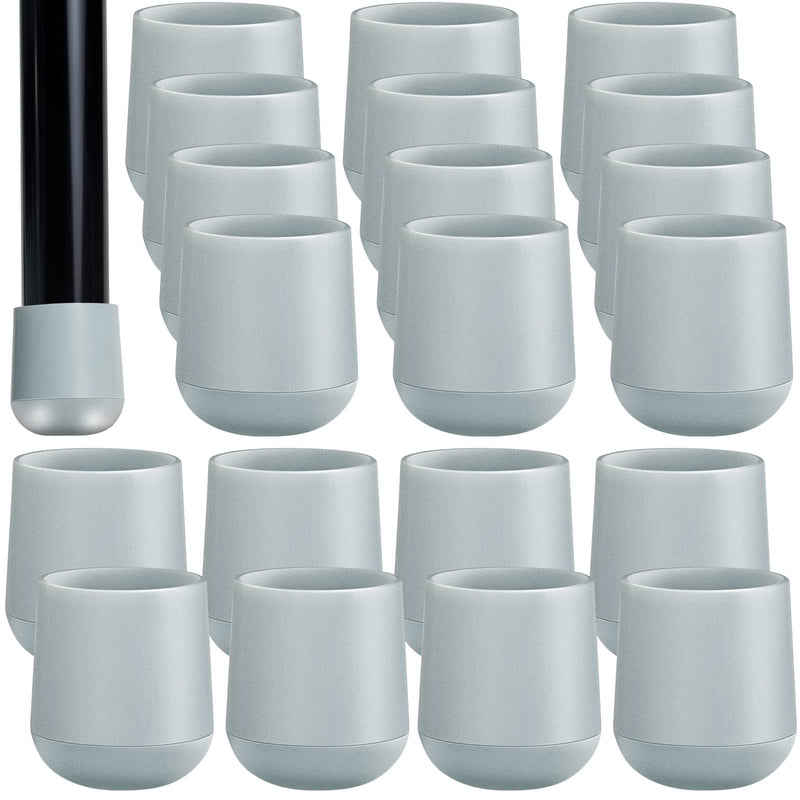 20 Pcs 7/8 Inch Folding Chair Leg Caps, Heavy Duty Plastic Chair End Caps Metal Chair Leg Floor Protectors Plastic Chair Caps for Legs Chair Tips for Furniture Legs - NewNest Australia