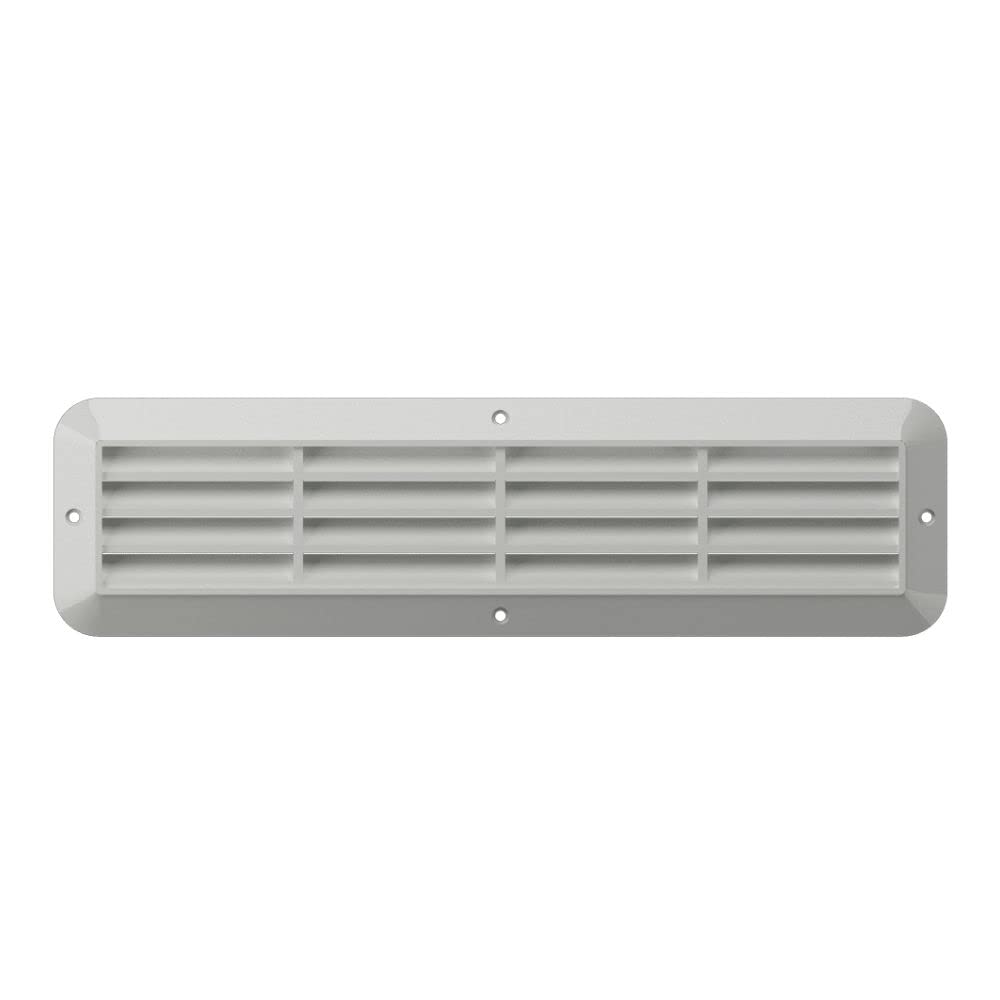 Door Air Vent Grille 300mm x 80mm / 12 inch x 3.1 inch Double Sided Ventilation Cover (White) - NewNest Australia