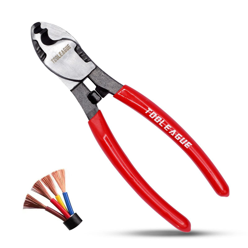 TOOLEAGUE 6 Inches Cable Cutter,Heavy Duty Cable Cutting, High Leverage Cutter for Aluminum, Copper, Wire, Communications Cable 1 - NewNest Australia