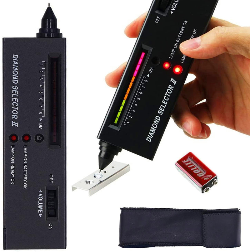 Best Sellers Diamond Tester Pen,High Accuracy Jewelry Diamond Tester Tool for Novice and Expert, Thermal Conductivity Meter(Diamond Tester) - NewNest Australia