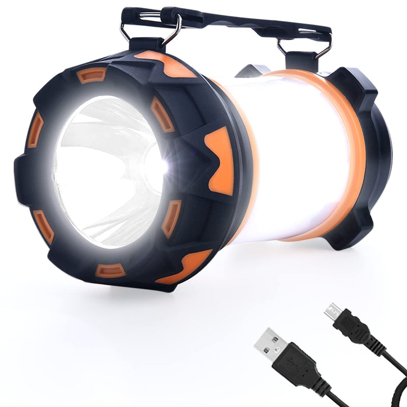 AYL LED Camping Lantern Rechargeable, Super Bright Lantern Flashlight and 360 Degree Illumination, Power Bank, IPX4 Waterproof for Hurricane Emergency Survival, Power Outages, Hiking, Home, Tent Light 1000 Lumens 1 - NewNest Australia