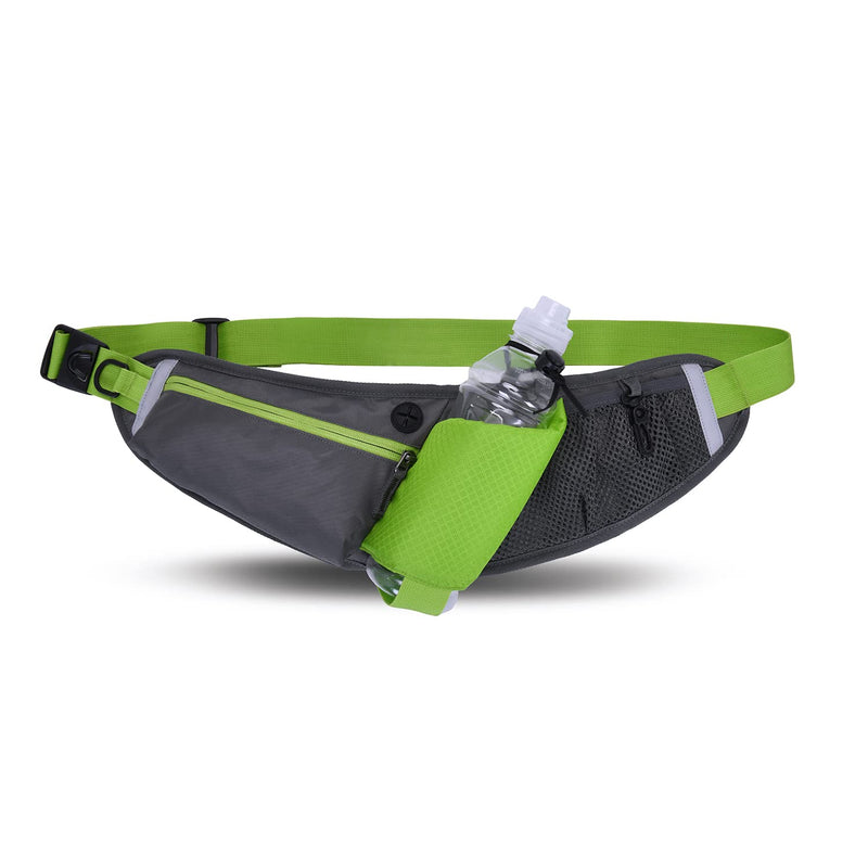 CLAPE Hydration Running Belt Lightweight Waist Pack for Men Women Fanny Pack with Water Bottle Holder for Running Walking Hiking No-Bounce Fit All Waist Sizes & All Phone Models OT07-Blue - NewNest Australia