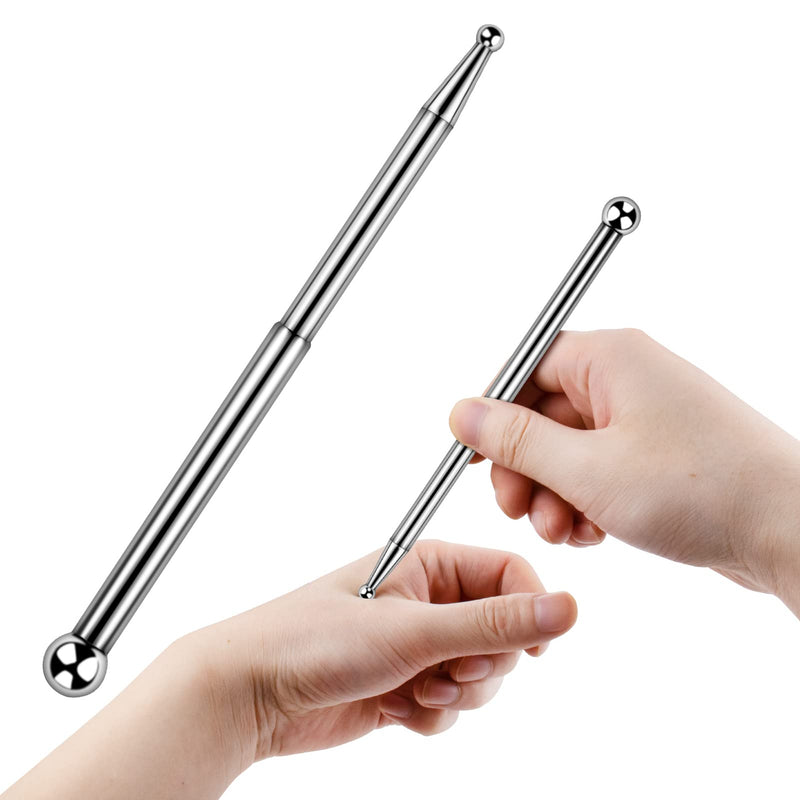 Acupuncture Pen Retractable Stainless Steel Massage Pen Facial Reflexology Tools Trigger Point Massager Tool for Whole Body Massage, Meridian-Dredge with English Instruction & Storage Bag stainless steel acupuncture pen - NewNest Australia