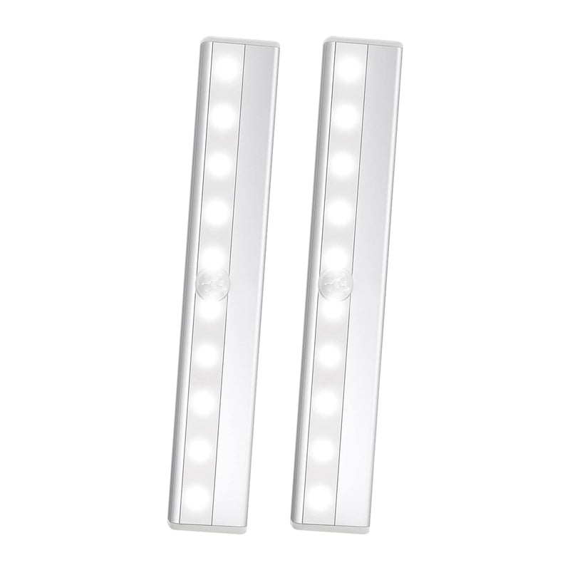LED Closet Light Motion Activated, Under Cabinet Lights, Homelife Motion Sensor LED Lights, Stick-on Anywhere Battery Operated 10 LED Motion Sensor Night Light for Closet Hallway Stairway 2 Pack 2-pack - NewNest Australia