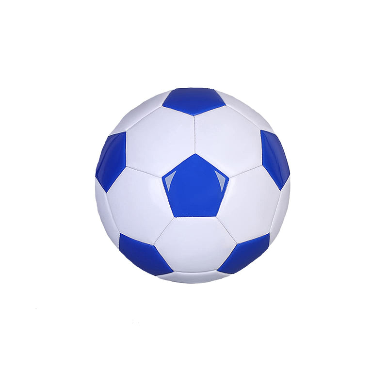 Soccer Ball Size 2 White Blue Suitable for Kids Toddler Boy Gift Training Practice 2-6 Years Old - NewNest Australia