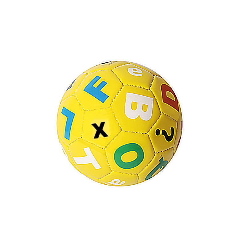 Soccer Ball Size 2 Yellow with Random Letter and Number Suitable for Kids Toddler Boy Gift Training Practice 2-6 Years Old - NewNest Australia