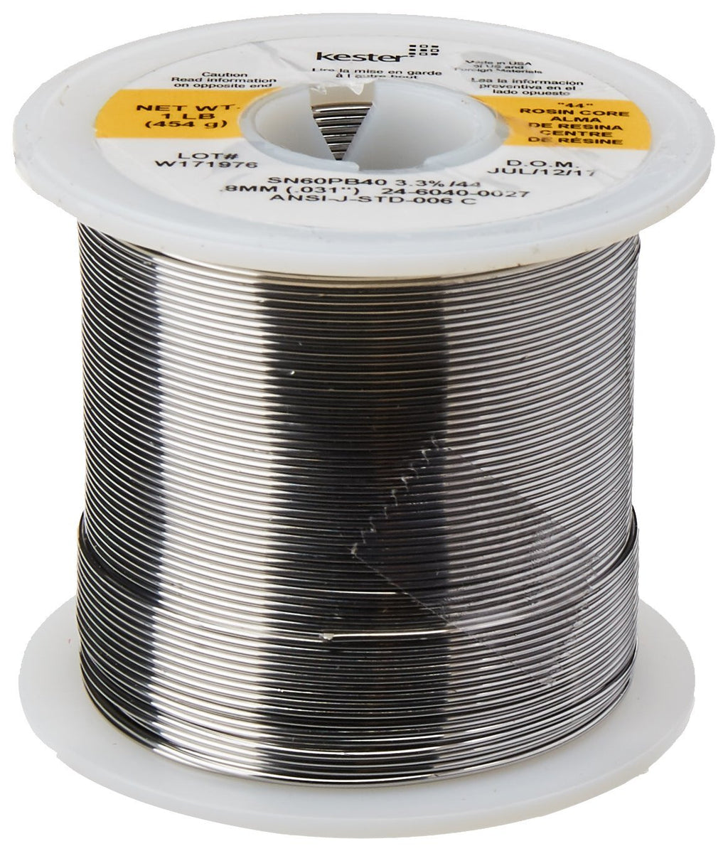 KESTER SOLDER 24-6040-0027 Wire Solder, 0.031"Dia., Pack of (1),32117 1 - NewNest Australia