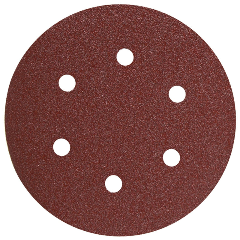 Bosch SR6R060 5-Piece 60 Grit 6 In. 6 Hole Hook-And-Loop Sanding Discs - NewNest Australia