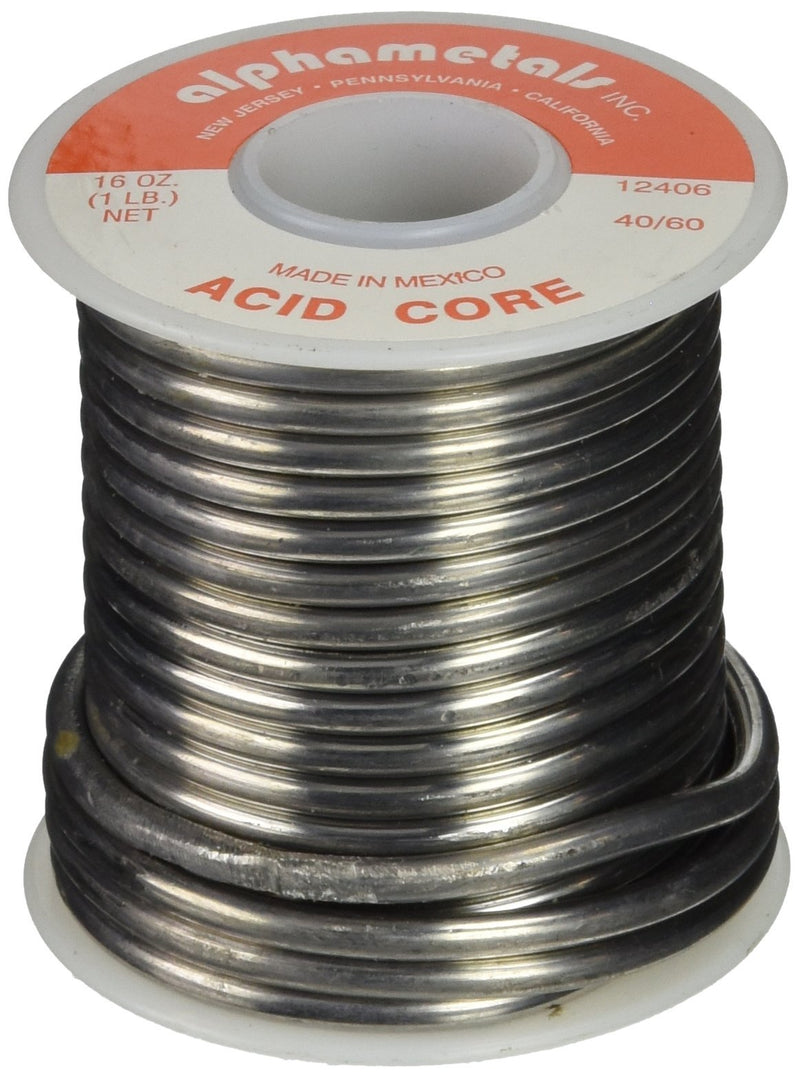 alpha fry AM12406 Cookson Elect 40/60 Acid Core Solder, Assorted - NewNest Australia