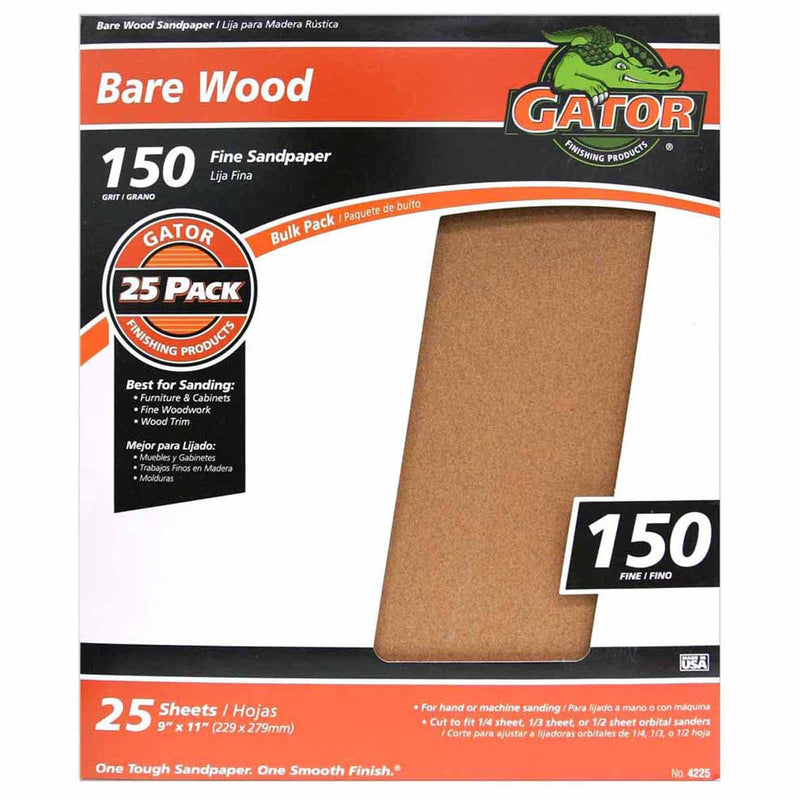 ALI INDUSTRIES 4225 Sandpaper-Sheets, 9" x 11" 9" x 11" - NewNest Australia